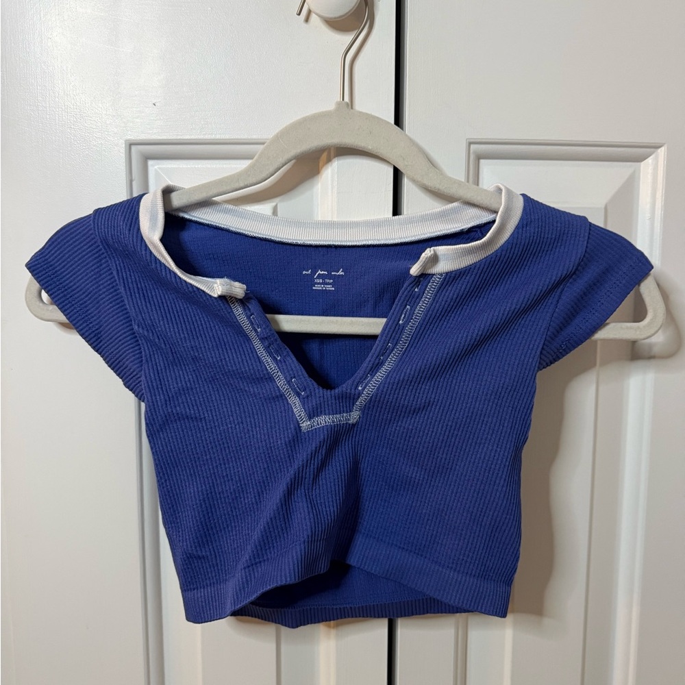 Urban Outfitters Blue Short Sleeve Tee